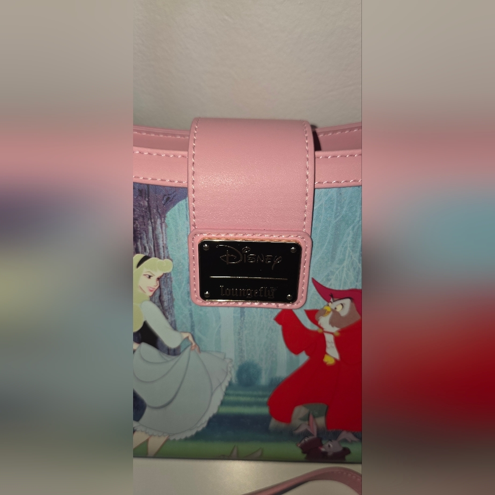 ⭐️Loungefly Disney Sleeping Beauty Crossbody Bag And Matching Wallet - Picture 9 of 15
